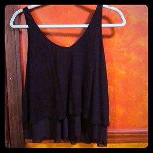 Black tank top/blouse